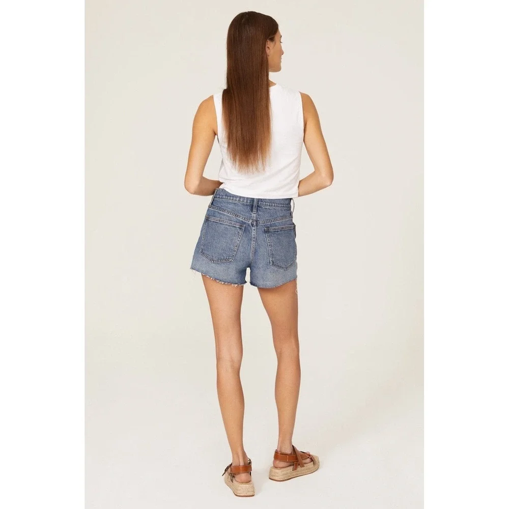 Madewell The Perfect Jean Short High Rise Mom Fit Denim NWT Size 30